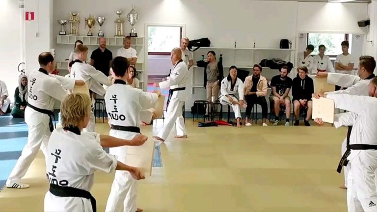 Lohjalaiset taekwondoharrastajat Tukholmassa kovissa vyökokeissa ja testeissä !