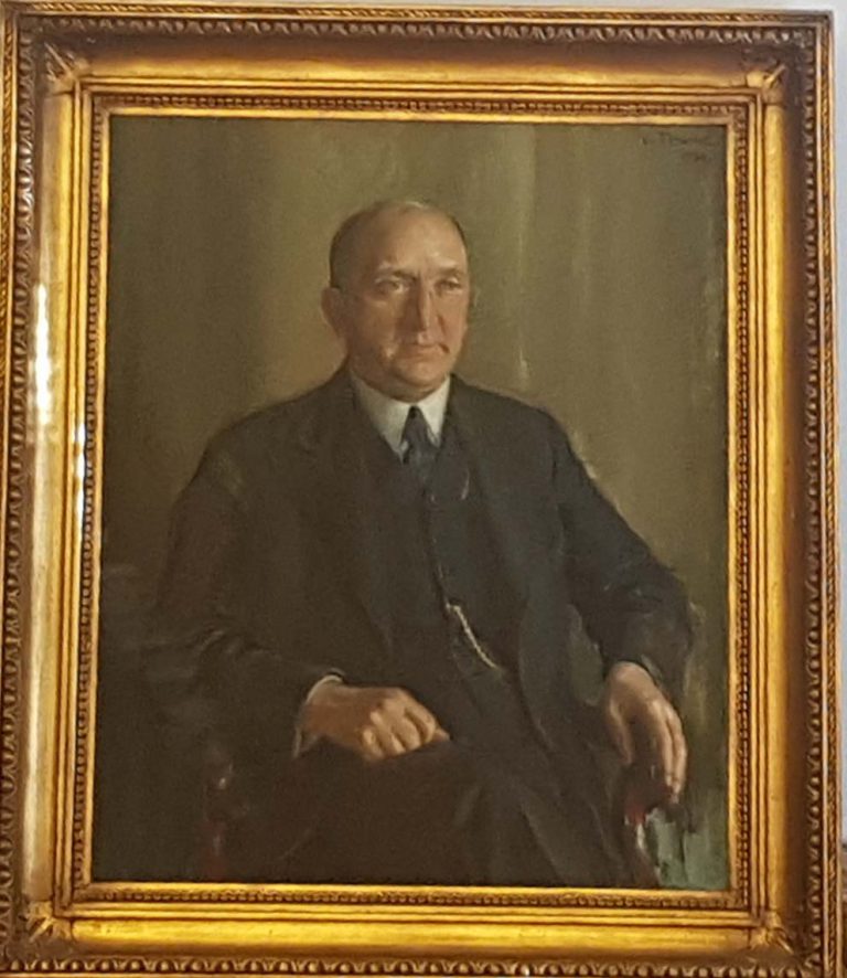 Vuorineuvos Petter Forsströmin muotokuva Lohjan kaupungille