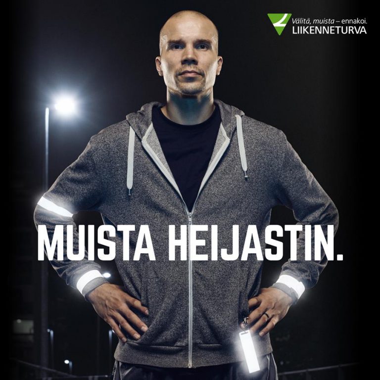 Heijastinkausi alkaa – näkyvää kulkijaa arvostetaan