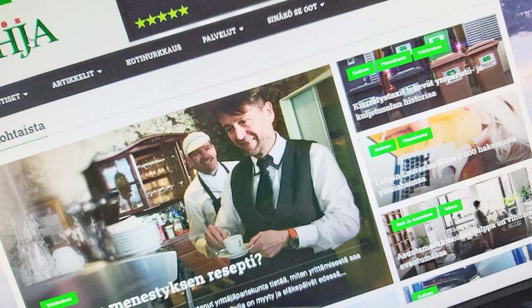 Talousalueemme tekstinä