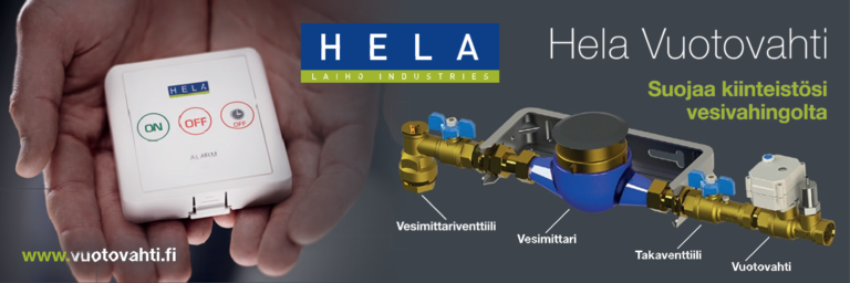 Vuotovahti turvaa tulvalta