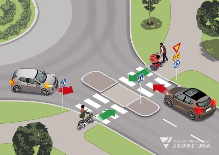 Liikenneympyrä haastaa kuskit edelleen