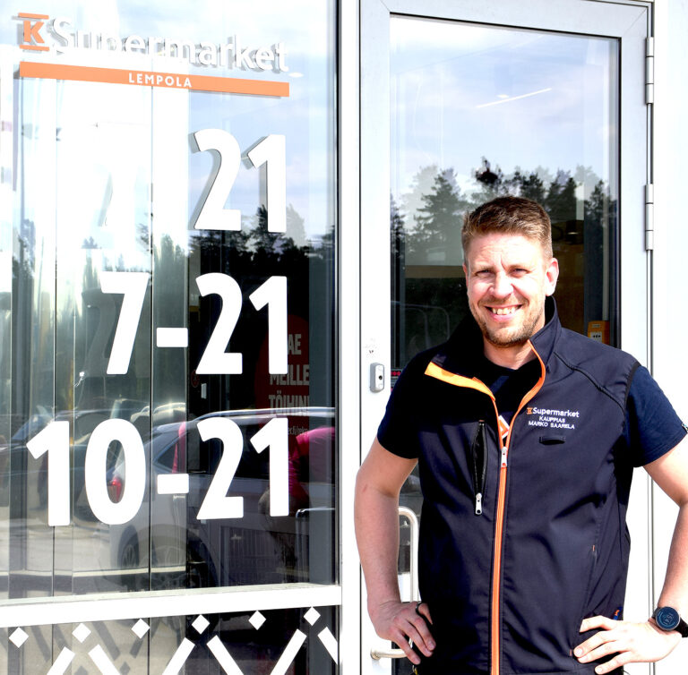 Suojattu: Lempolan K-Supermarket palvelee niin lohjalaisia kuin alueen kesäasukkaitakin päivittäin