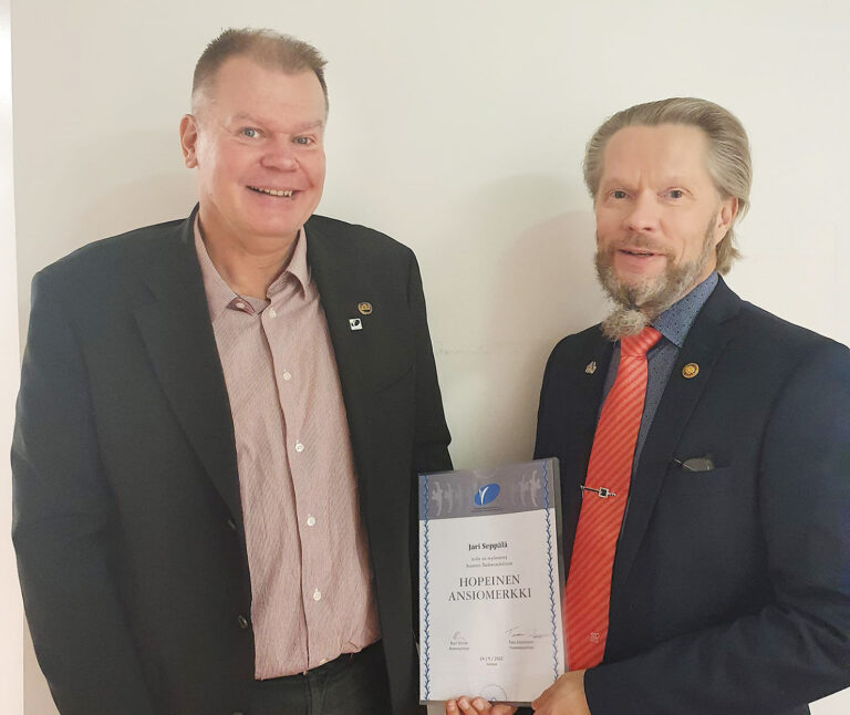Merkittävää työtä yli 30-vuotta Suomen taekwondon hyväksi kansallisella ja kansainvälisellä tasolla