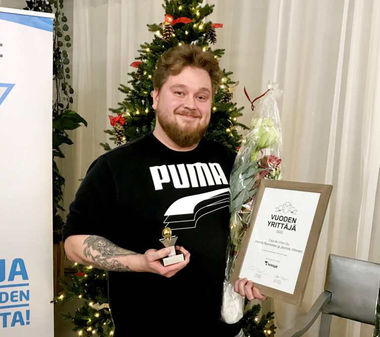 Vuoden yrittäjä Siuntiossa vuodelle 2022 on valittu