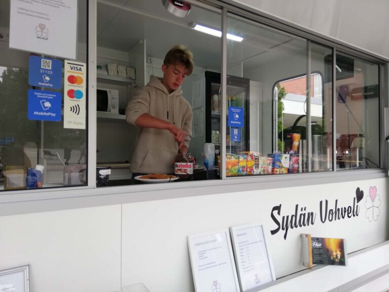 Sydänvohveli on mieluisa kesätyöpaikka