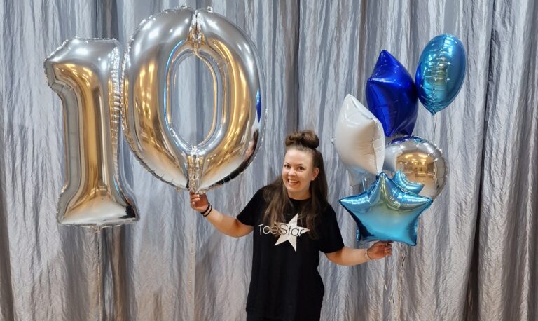 Tanssikoulu ToeStar 10 vuotta