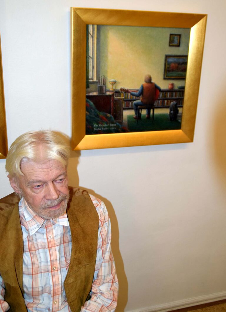 Jaska Salmi ja Vermeer-huone, tunnustus valonkajon mestarille.