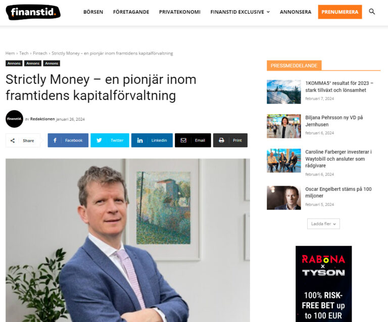 Nouseva brittiläinen WealthTech-yritys Strictly Money tarjoaa ennakkorekisteröinnin ilmaisilla osakkeilla houkutellakseen potentiaalisia käyttäjiä tulevien tuotteiden ympärille