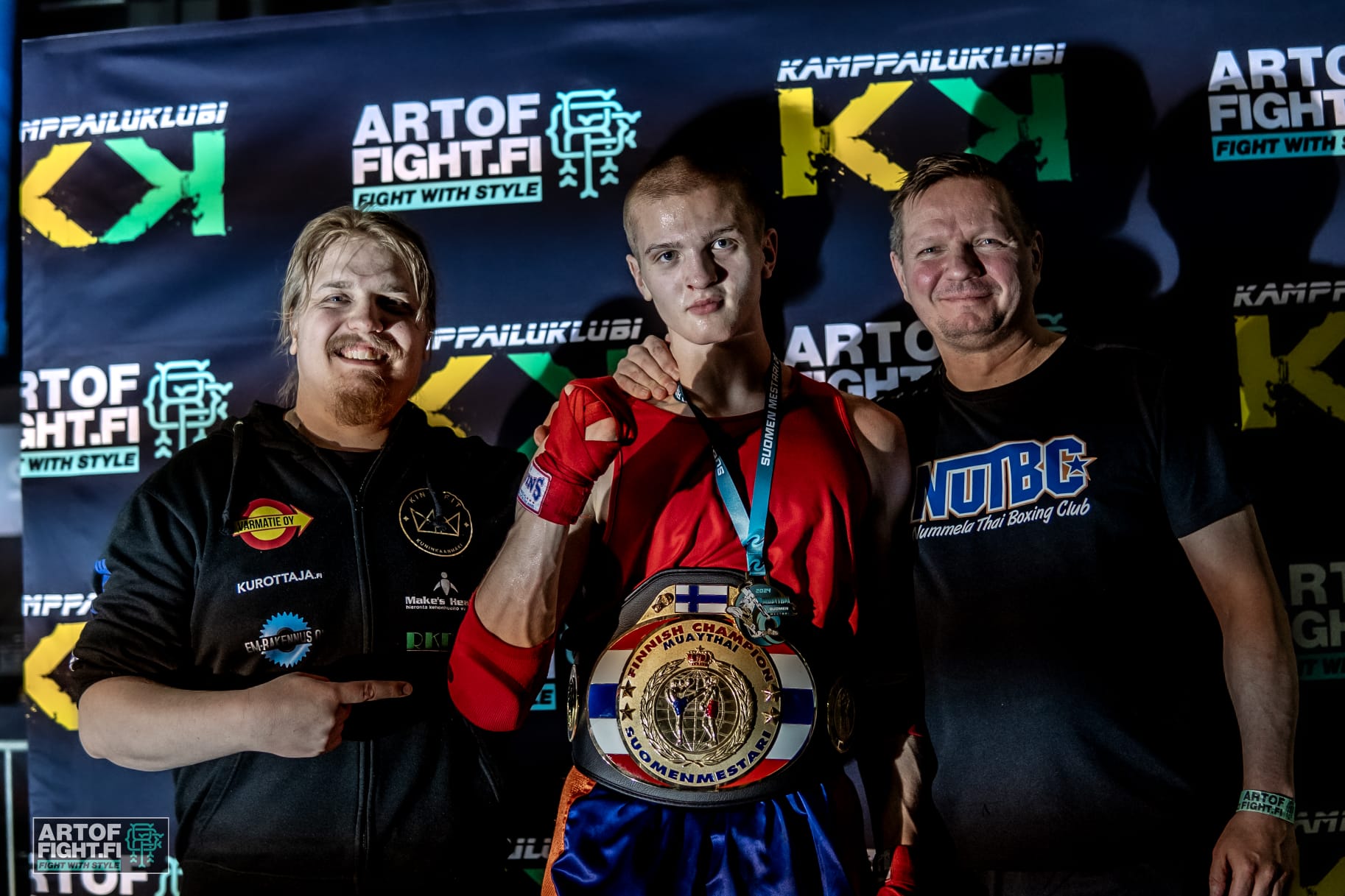 Tiimi vasemmalta Jouni Arlin, Andero Birnbaum ja Marko Säkkinen/ Anniina kuvaa