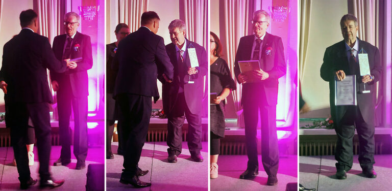 SAKU ry:n hopeinen ansiomerkki Markku Loiskekoskelle