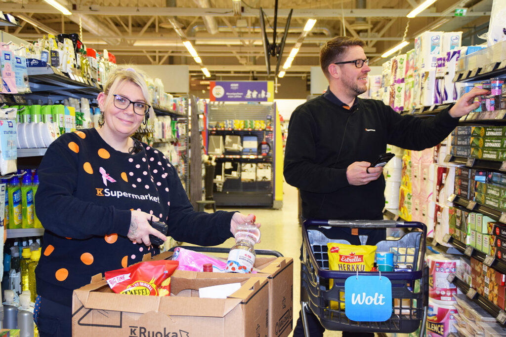 k-supermarket wolt ja verkkokauppa