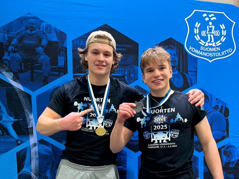 Lohjalaisille kaksi mitalia voimanoston SM-kilpailuista