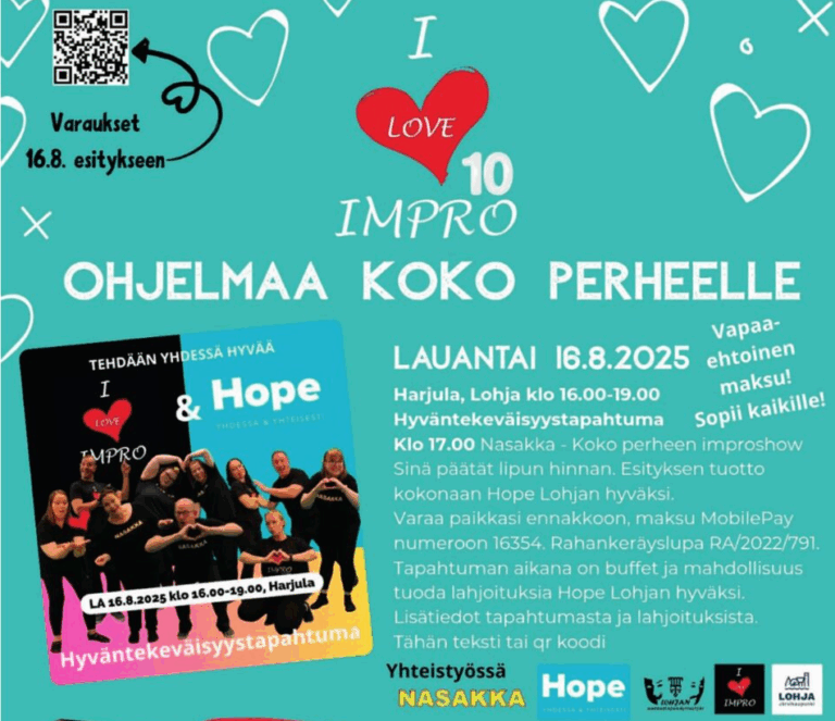 I love impro & HOPE ry