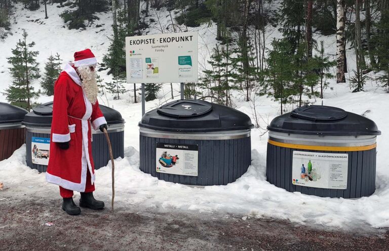 Joulun aika näkyy myös jätehuollossa