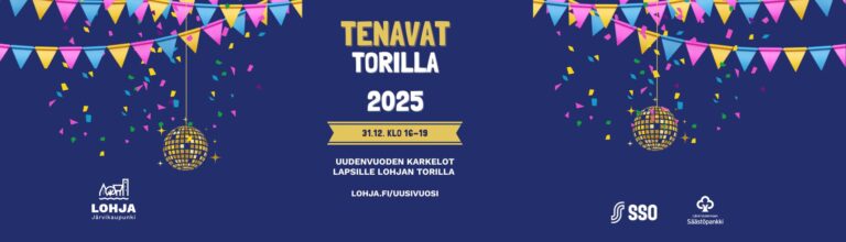 Tenavat Torilla tuo uudenvuoden aattona ilon ja valon Lohjan torille