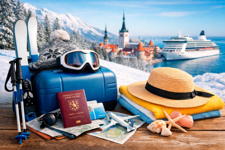 Hiihtoloma mielessä, reppu valmiiksi