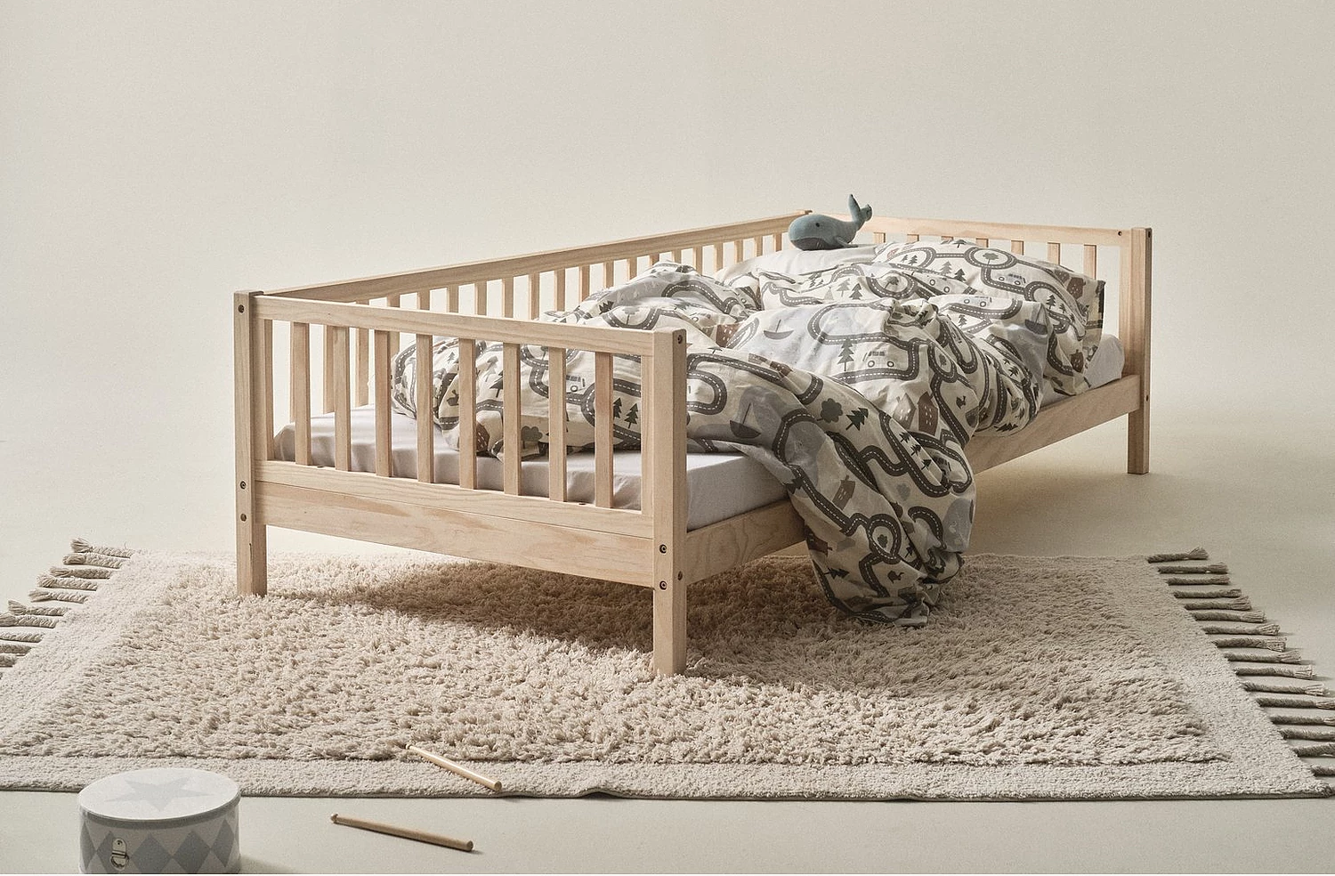 Luonnonläheinen valinta lastenhuoneeseen – EVORA MINI lastensänky 90x200 cm