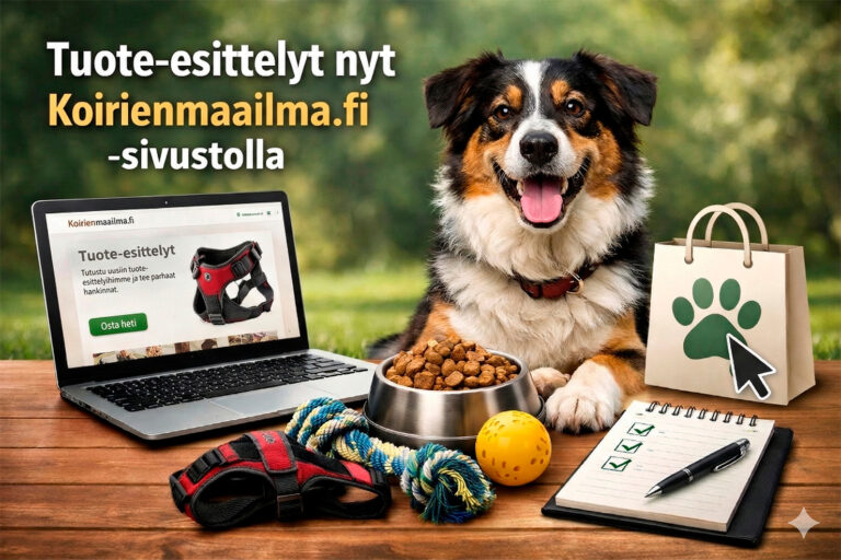 koirienmaailma tuote-esittelyt 2026