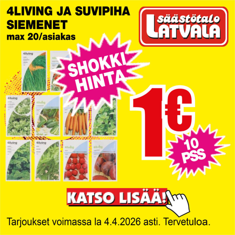 Säästötalo Latvala viikkotarjous