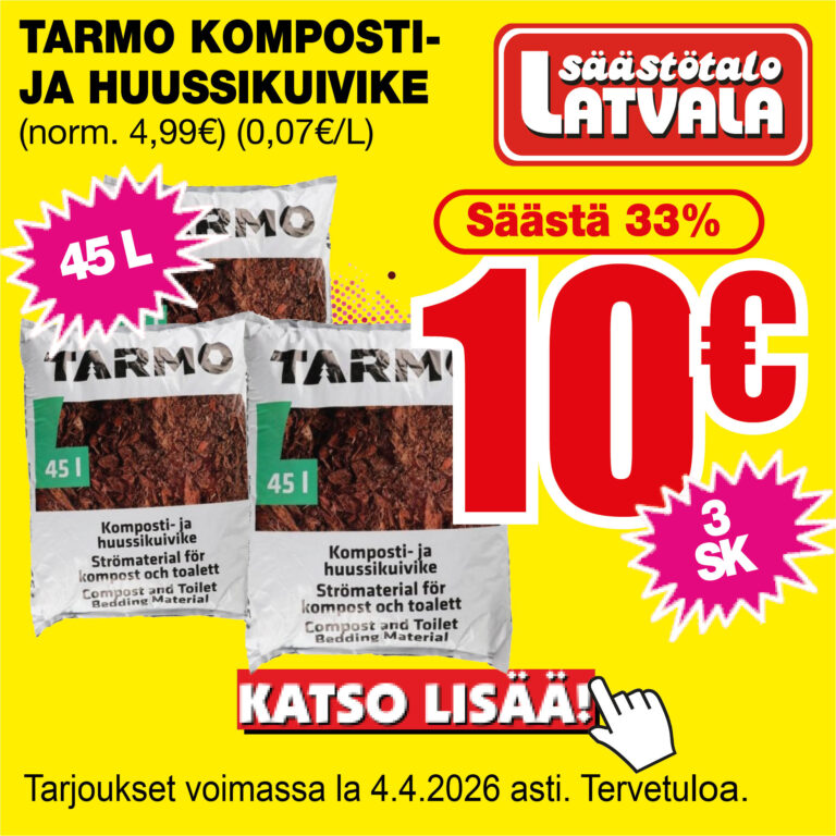 Säästötalo Latvala viikkotarjous