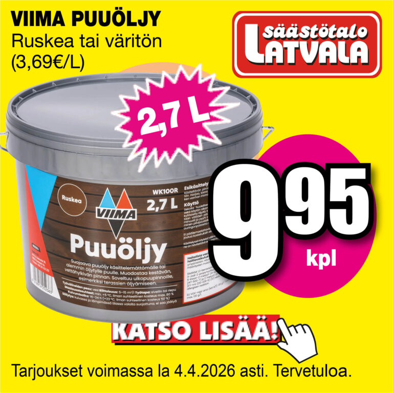 Säästötalo Latvala viikkotarjous