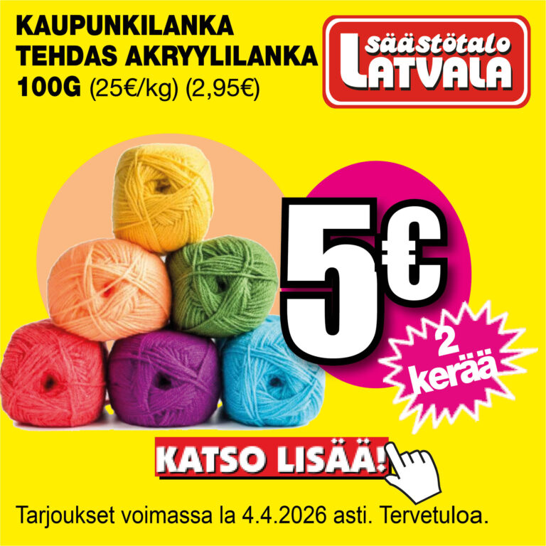 Säästötalo Latvala viikkotarjous