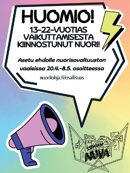 Nuorisovaltuuston vaalit keväällä 2026