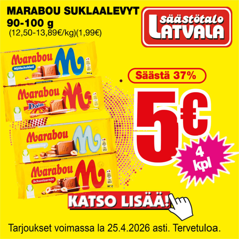 Säästötalo Latvala viikkotarjous