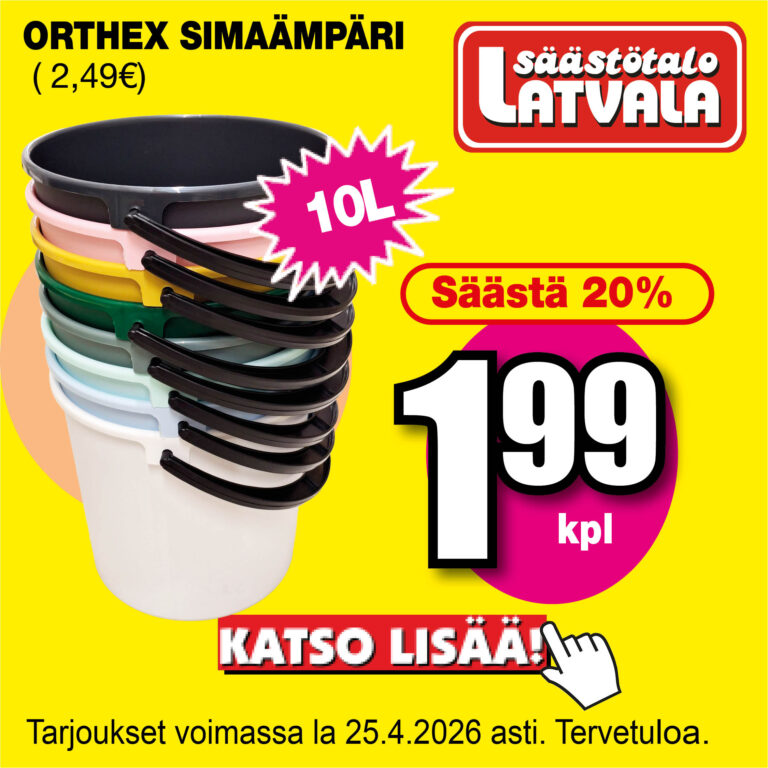 Säästötalo Latvala viikkotarjous