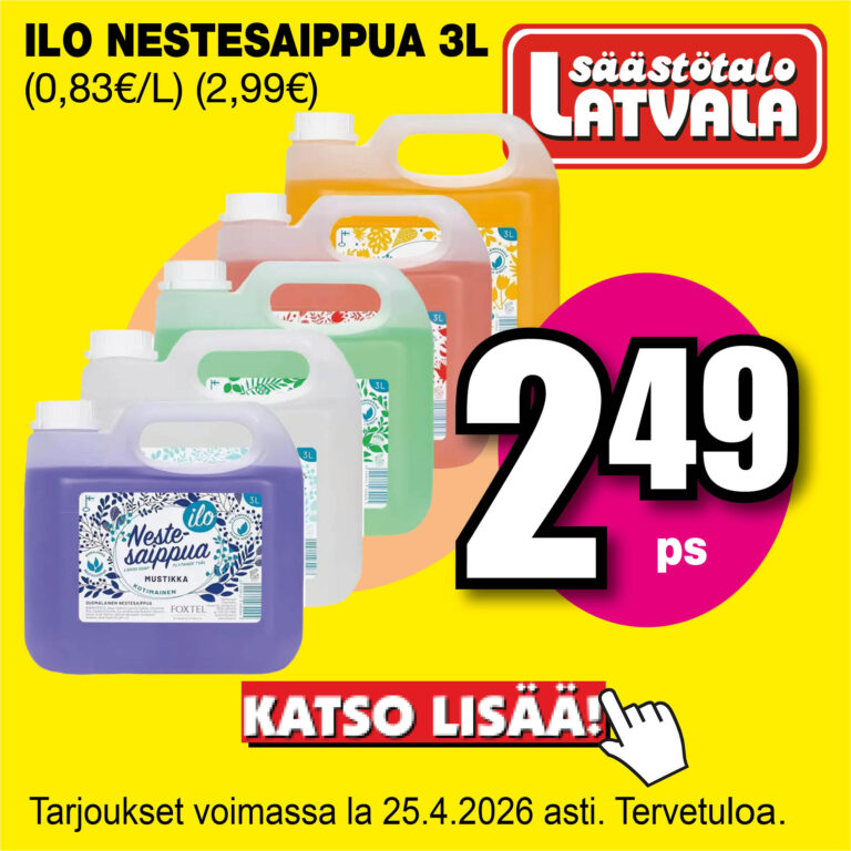 Säästötalo Latvala viikkotarjous