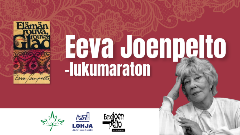 Eeva Joenpellon kirja Elämän rouva, rouva Glad luetaan maratonina toukokuussa