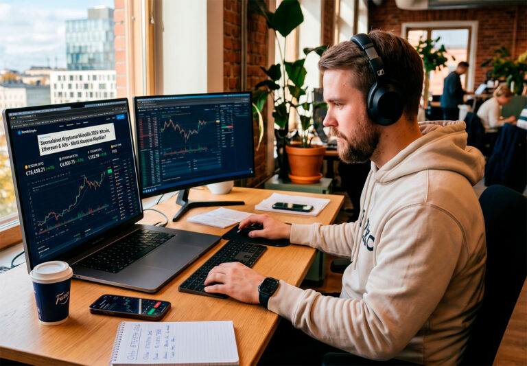 Bitcoin, Ethereum ja muut: Missä suomalaiset käyvät kauppaa vuonna 2026